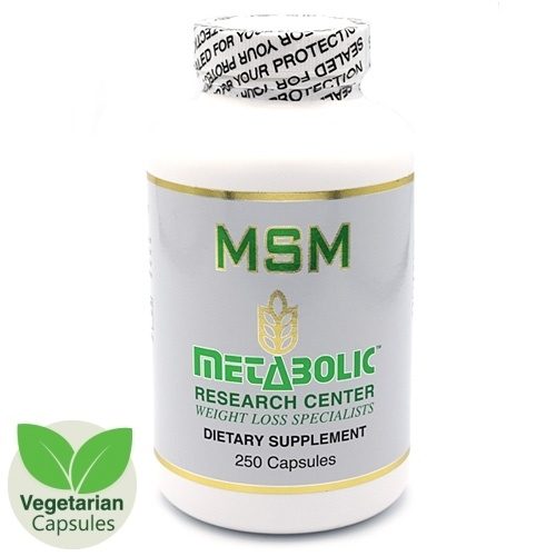 Metabolic Web Store MRC MSM Hair, Skin, and Nail Supplement Vegetarian Capsules